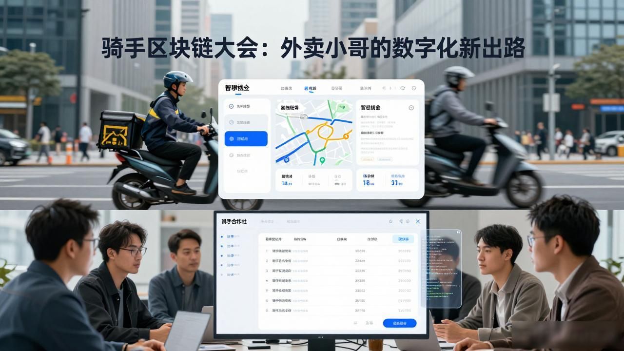 骑手区块链大会_区块链骑手身份确权_去中心化平台骑手合作